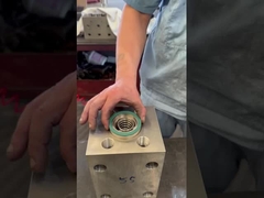 Display van de interne delen van de homogenisator